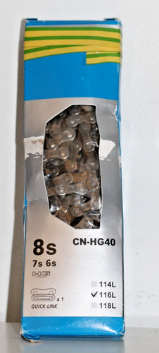 Shimano hg40 116 chain - shimano, w/cl
