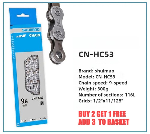 For shimano hc53 speed chain - 9,